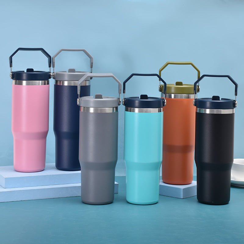 Ice-Flow Flip Straw Tumbler: Stay Refreshed On the Go
