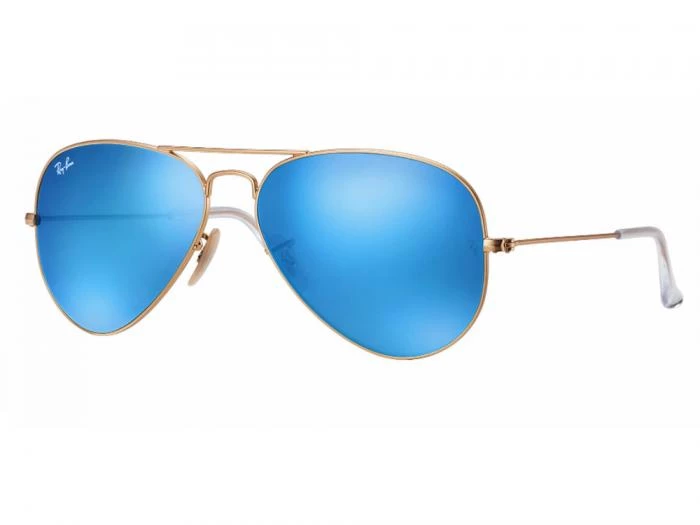 Blue RayBan Aviator Sunglasses - High Impact Coffee
