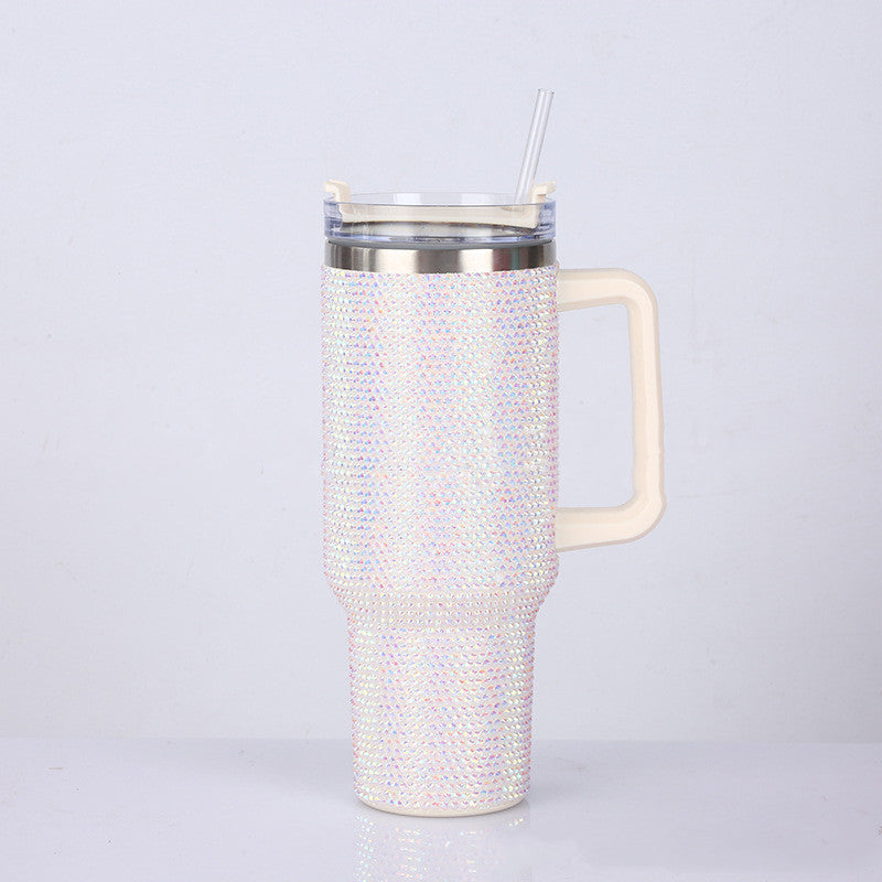 FTB Creative 40oz Custom Designed Wander Tumbler, Double Wall Stainless  Steel, with Lid and Straw (Almond Butter, Oh My Gourd)