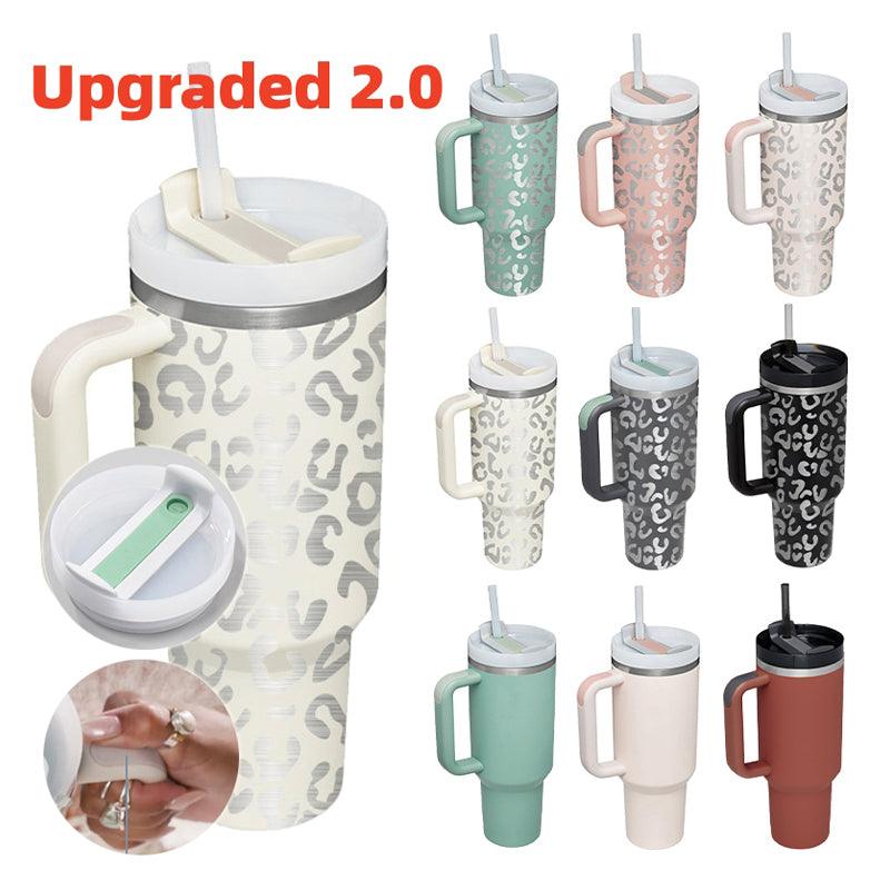 New Fashion 40 OZ Adventure Quencher Travel Tumbler Insulated Cup Handle Lid