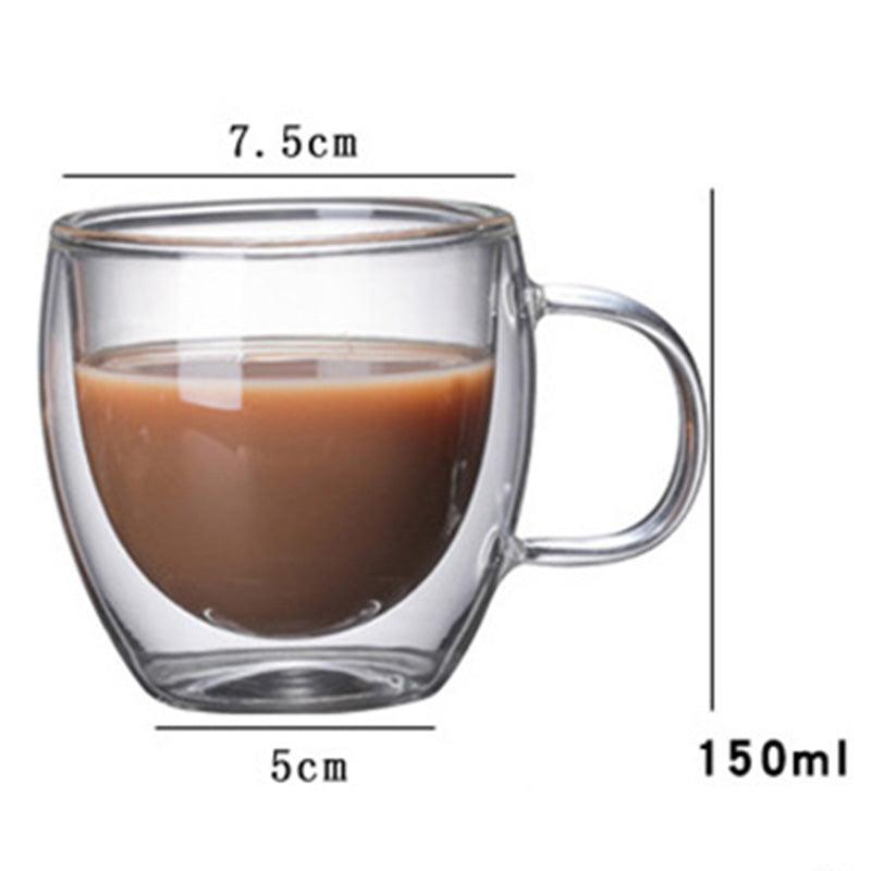 Double Walled Insulated Drinking Glasses - High Impact Coffee