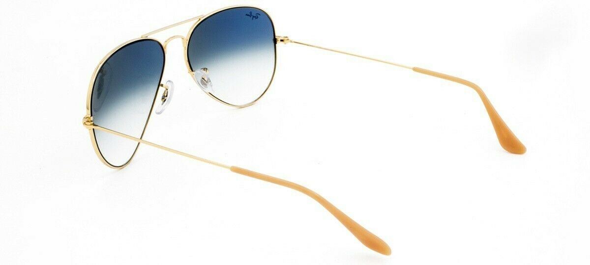 Ray Ban 3025 Aviator with LIGHT BLUE GARDIENT Lens