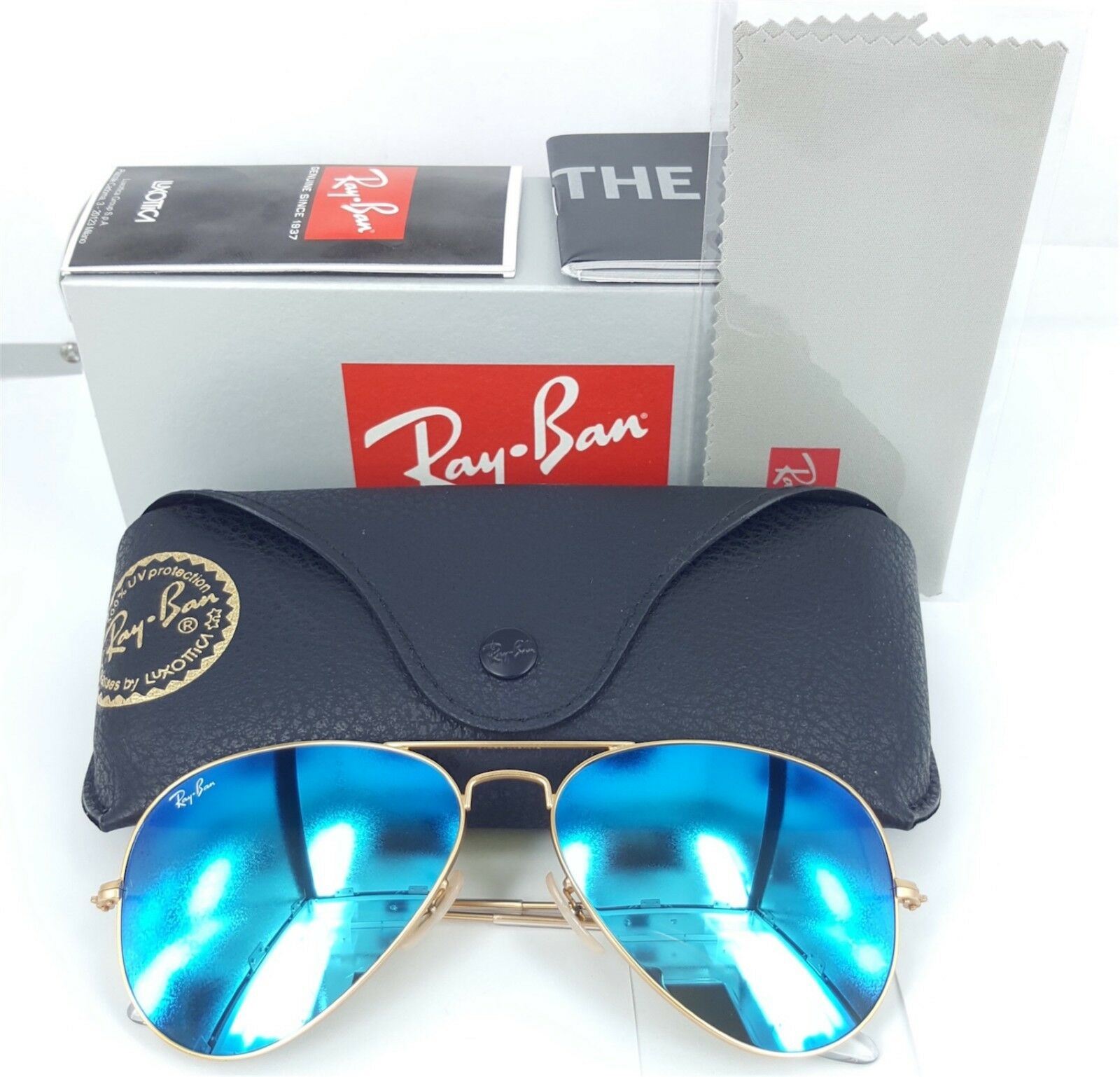 Ray Ban 3025 Aviator with Blur Mirror Lens